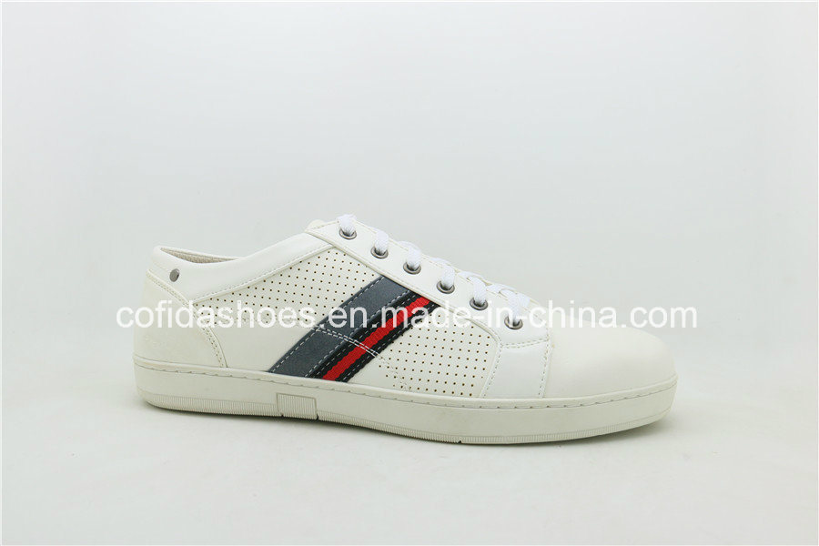 Fashion White Men′s Sneaker Shoes